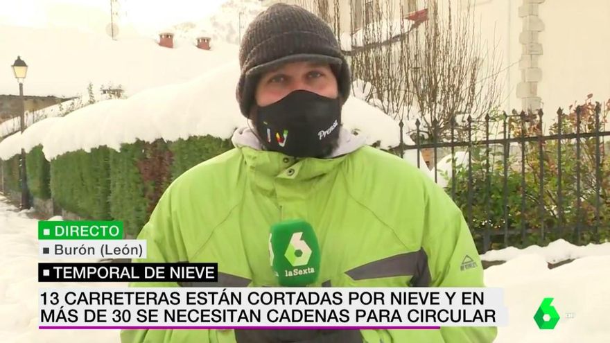 León sin Castilla en un informativo nacional, durante al menos 20 segundos.