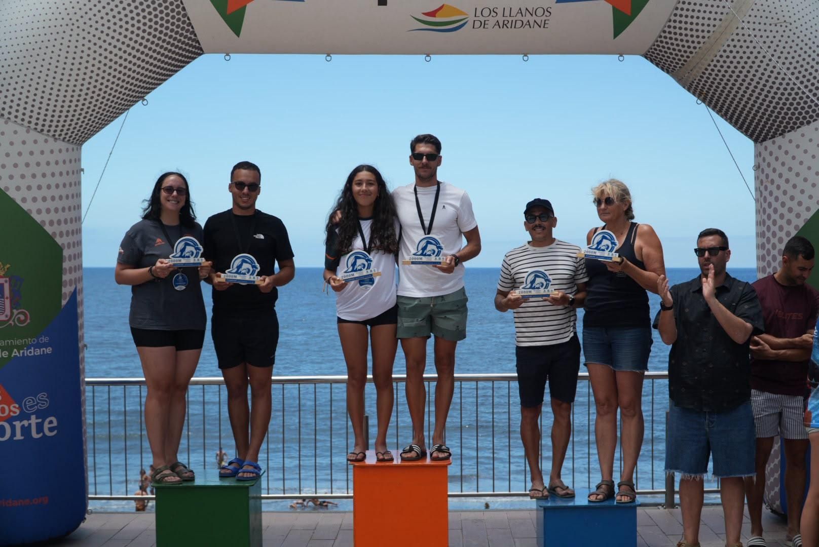 La VI Travesía a Nado Playas de Aridane consolida su éxito deportivo y de sostenibilidad en La Palma.