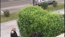 Momento del intento de detención