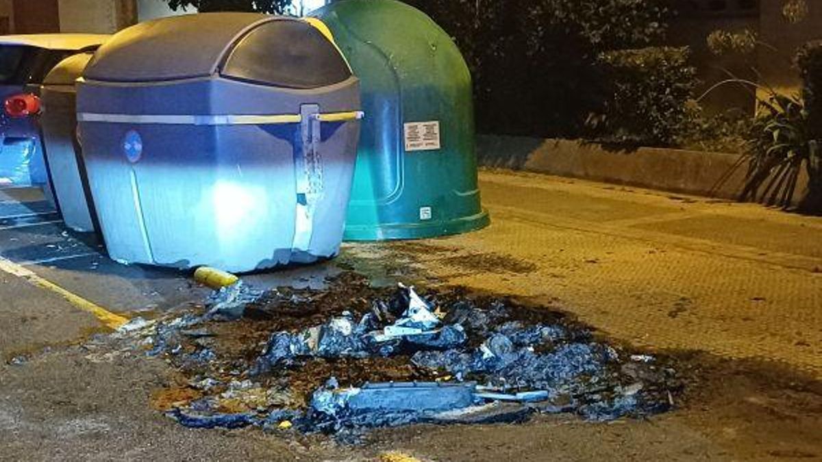 La Policía detiene por segunda vez en una semana al hombre acusado de quemar coches y contenedores en Getxo