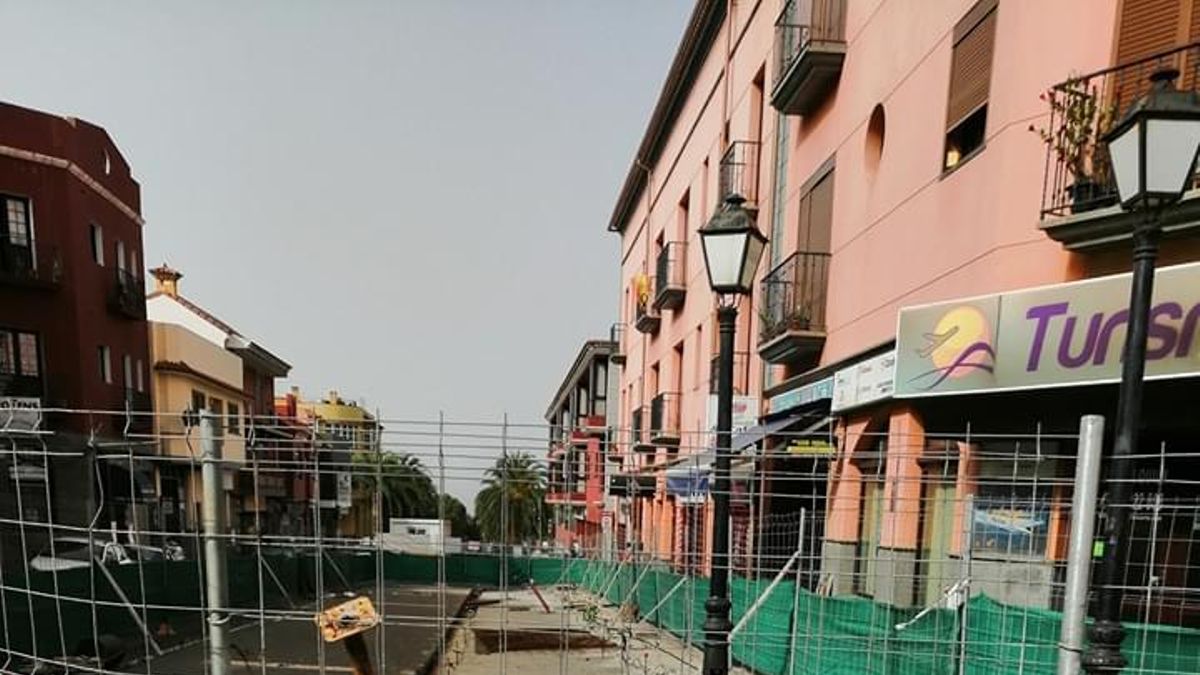 Obras en San Mateo, Gran Canaria.