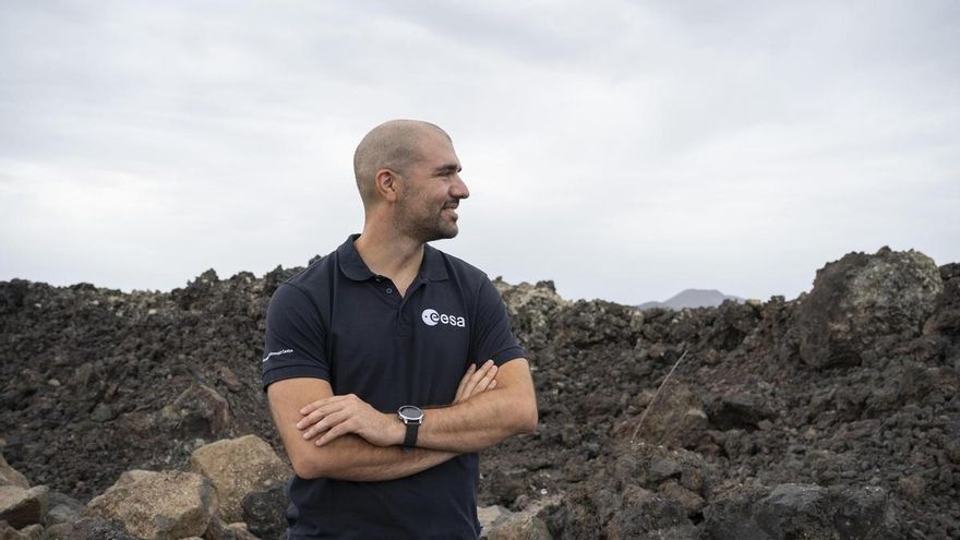 Pablo Álvarez, astronauta: "Lanzarote es el mejor sitio del mundo para aprender cómo va a ser la futura misión a la Luna"