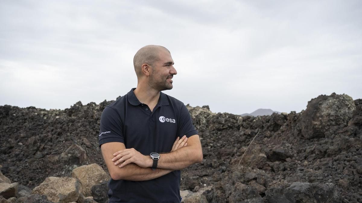 Pablo Álvarez, astronauta: "Lanzarote es el mejor sitio del mundo para aprender cómo va a ser la futura misión a la Luna"
