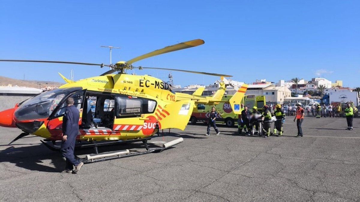 Unos bañistas recuperan de una parada cardiorrespiratoria a un hombre rescatado del mar en Mogán