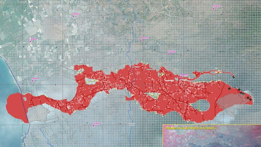 La lava del volcán de La Palma ya ha destruido 946 edificaciones, 66 en el último día