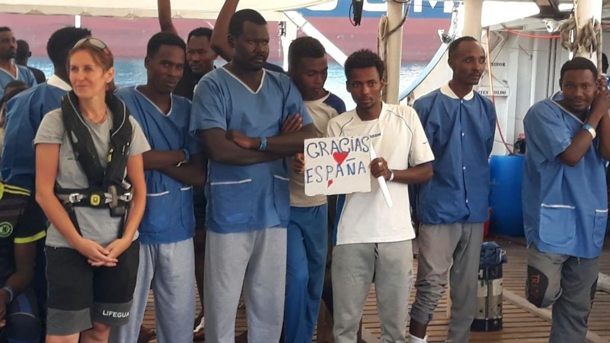 Todos los migrantes del Open Arms que no tuvieron estatus especial expresan voluntad de pedir asilo