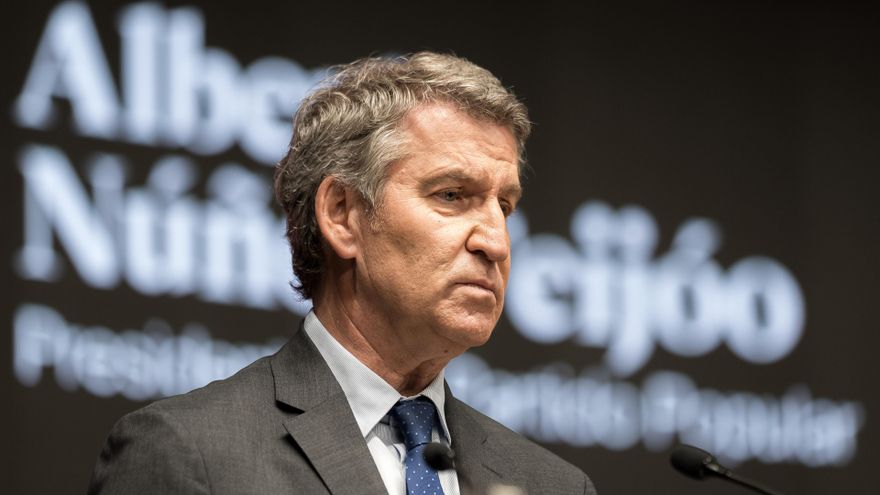 El presidente del PP, Alberto Núñez Feijóo. Archivo.
