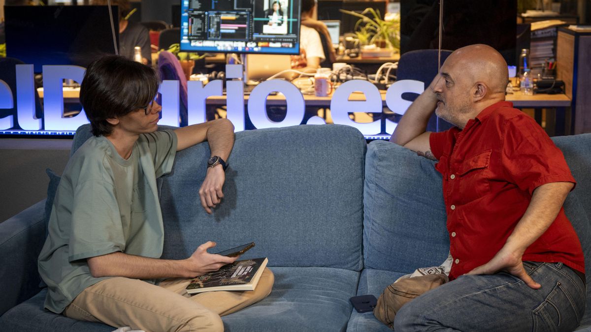 Bruno Galindo, en la redacción de elDiario.es