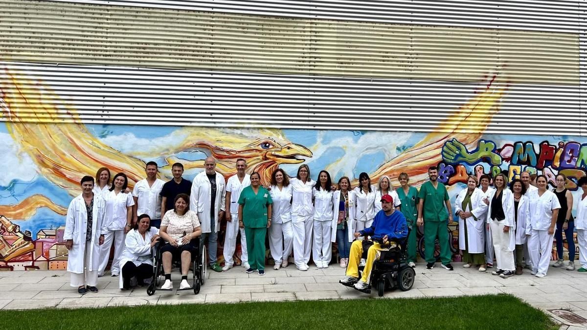 Mural del Hospital Nacional de Parapléjicos