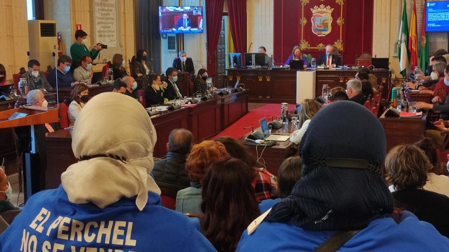 Vecinas de El Perchel, en el Pleno | N.C.