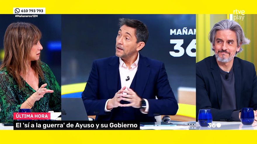 Javier Ruiz corta a Pardo de Vera en 'Mañaneros 360' de RTVE por la Ley electoral: "Lo considera ilegal"