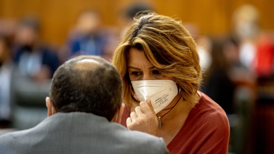 Archivo - La ex secretaria general del PSOE,A, Susana Díaz, en una foto de archivo en el Parlamento andaluz.