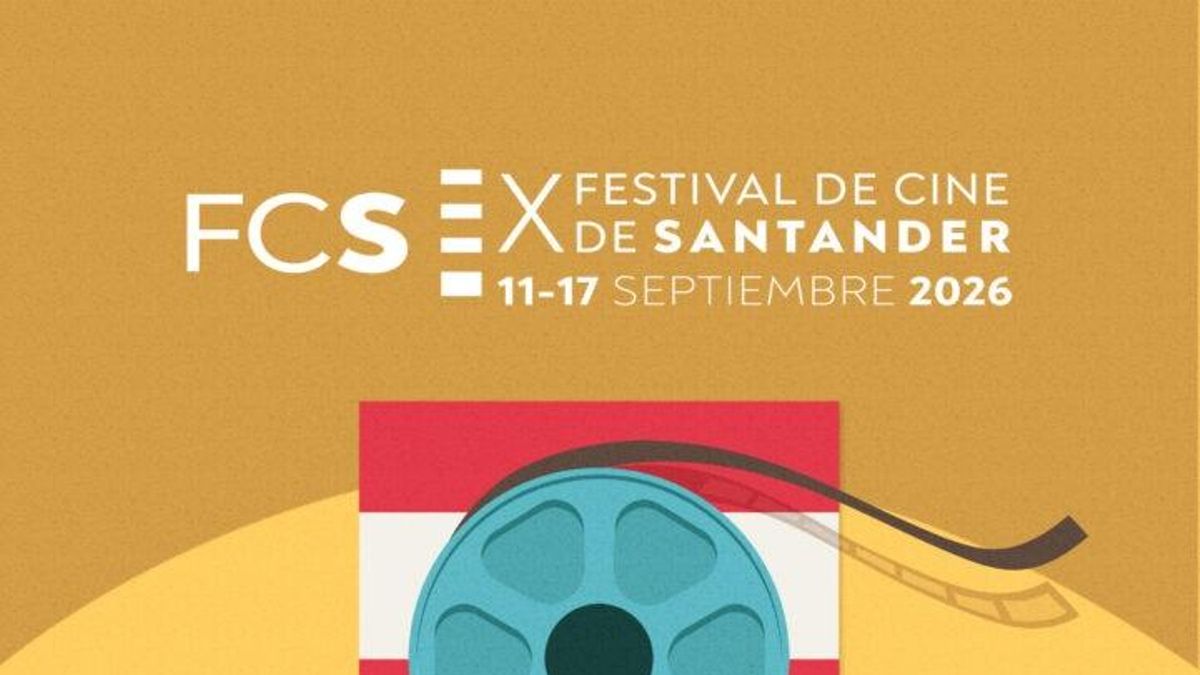 Cartel de la X edición del Festival de Cine de Santander.