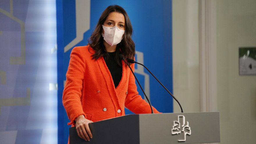 La presidenta de Ciudadanos, Inés Arrimadas