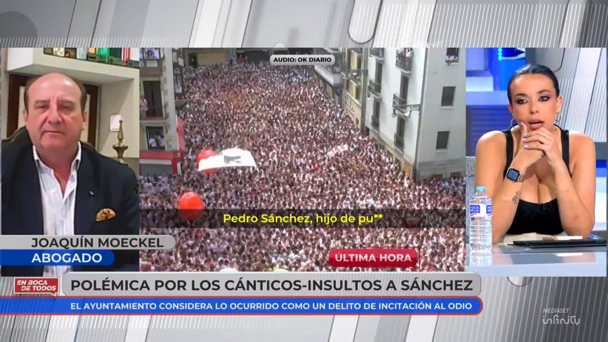 Sarah Santaolalla se planta en 'En boca de todos': "Si no se dice que Sánchez es un cabrón, aquí no se deja hablar"