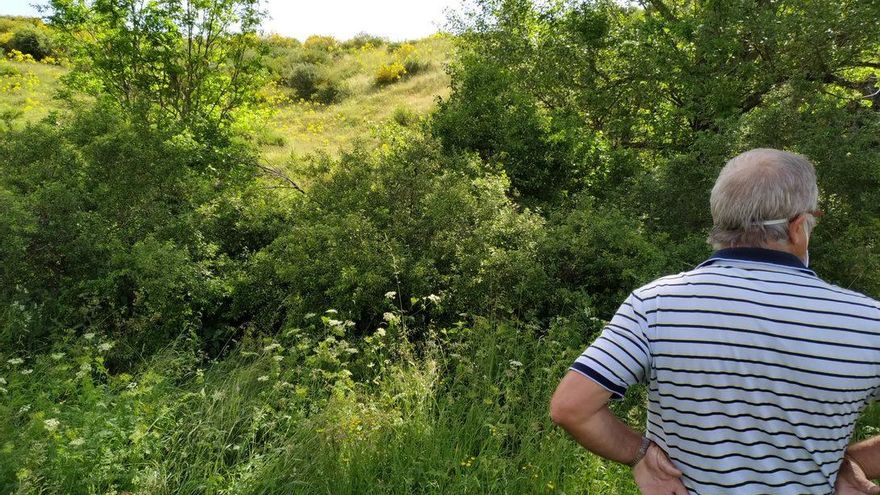 Paraje en Cospedal de Babia en el que se piensa que Luis Vega González pudo ser enterrado tras ser fusilado.