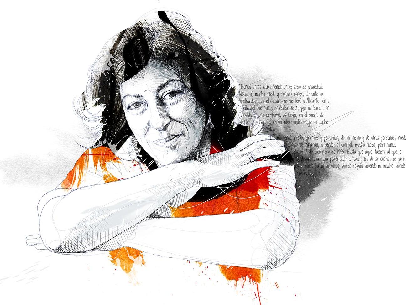 Almudena Grandes, con acento