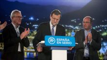 Ramón Luis Valcarcel junto a Mariano Rajoy y Pedro Antonio Sánchez