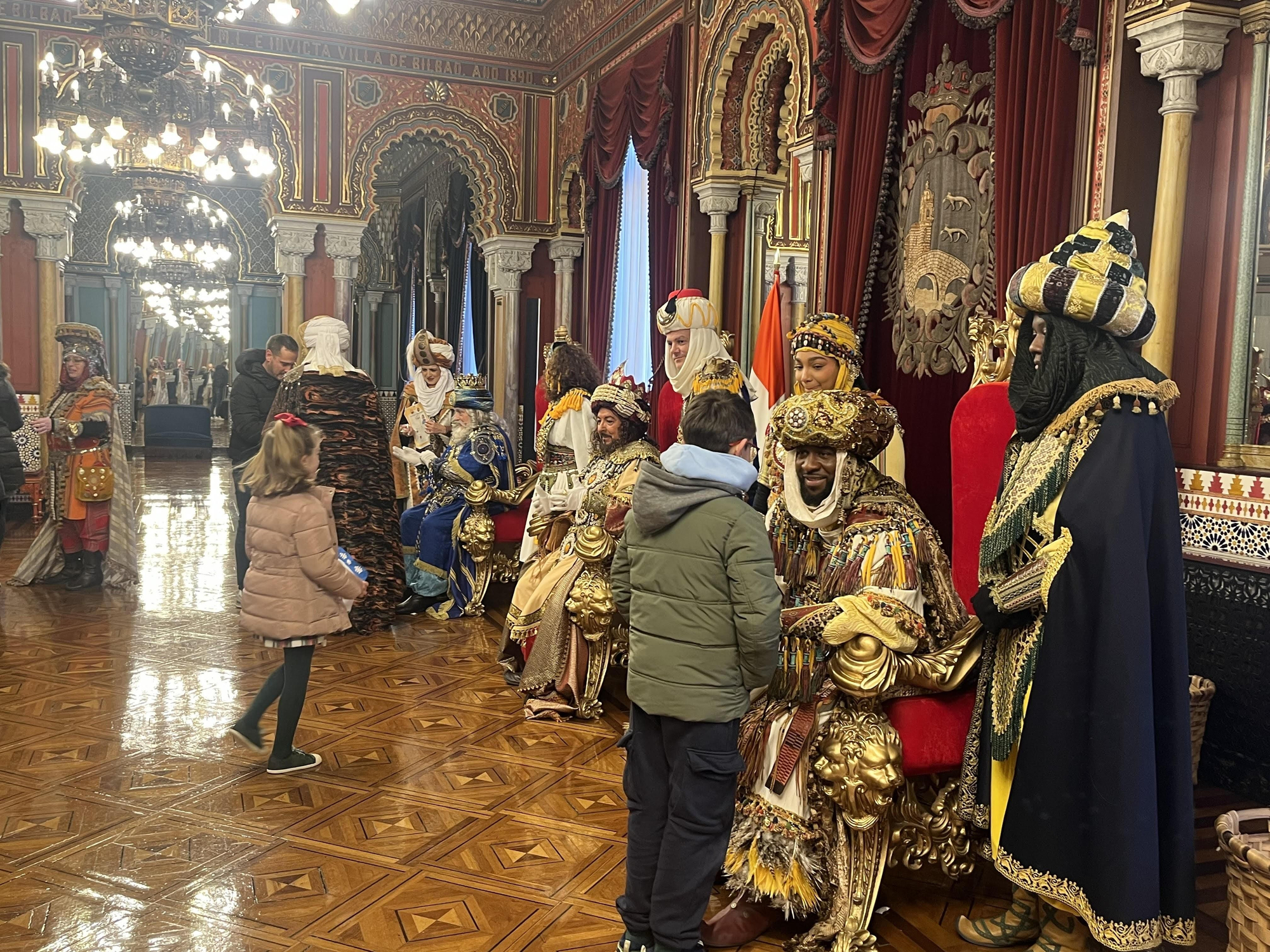 El paso de los Reyes Magos por Euskadi, en imágenes