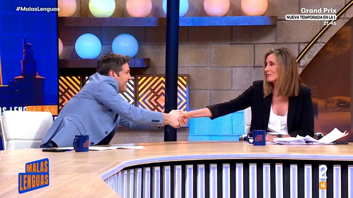 Marta Gómez Montero vuelve a 'Malas Lenguas' y 'hace las paces' con Cintora: "Seguimos trabajando juntos"