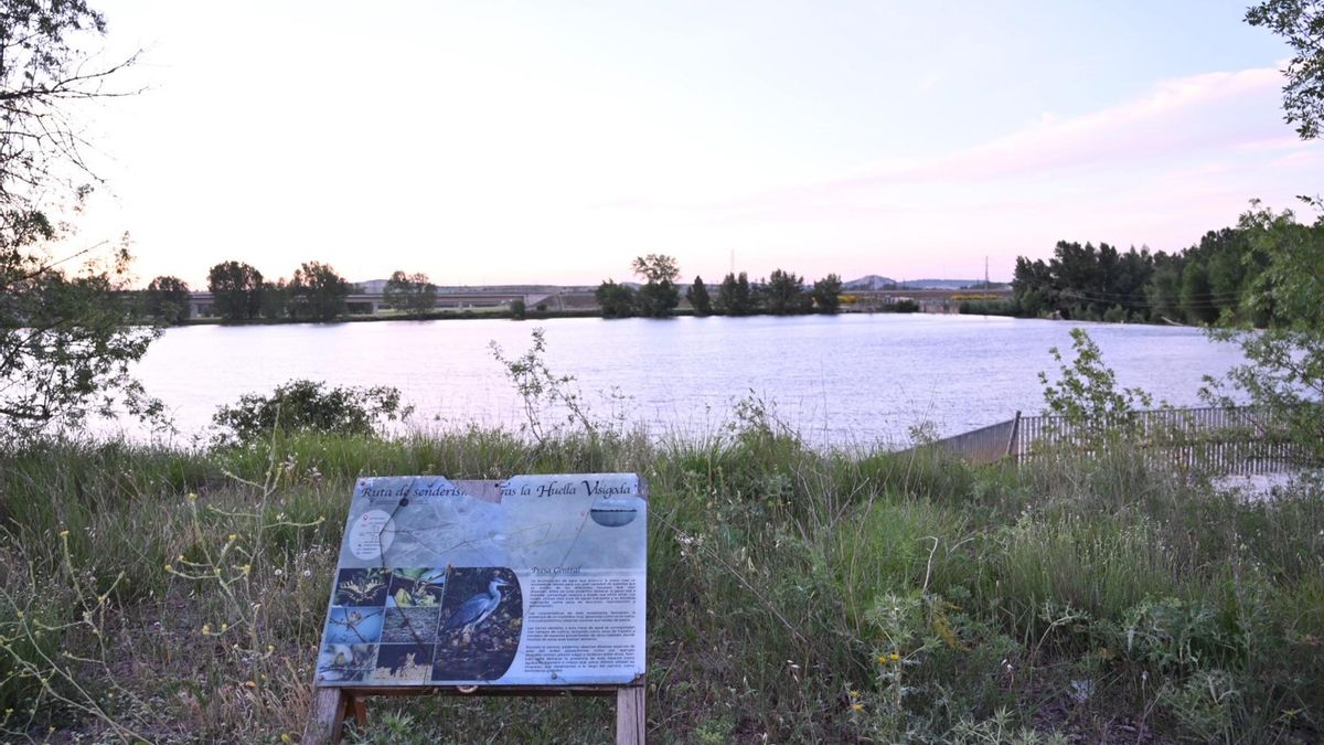Presa de Baños de Cerrato, en Venta de Baños (Palencia)