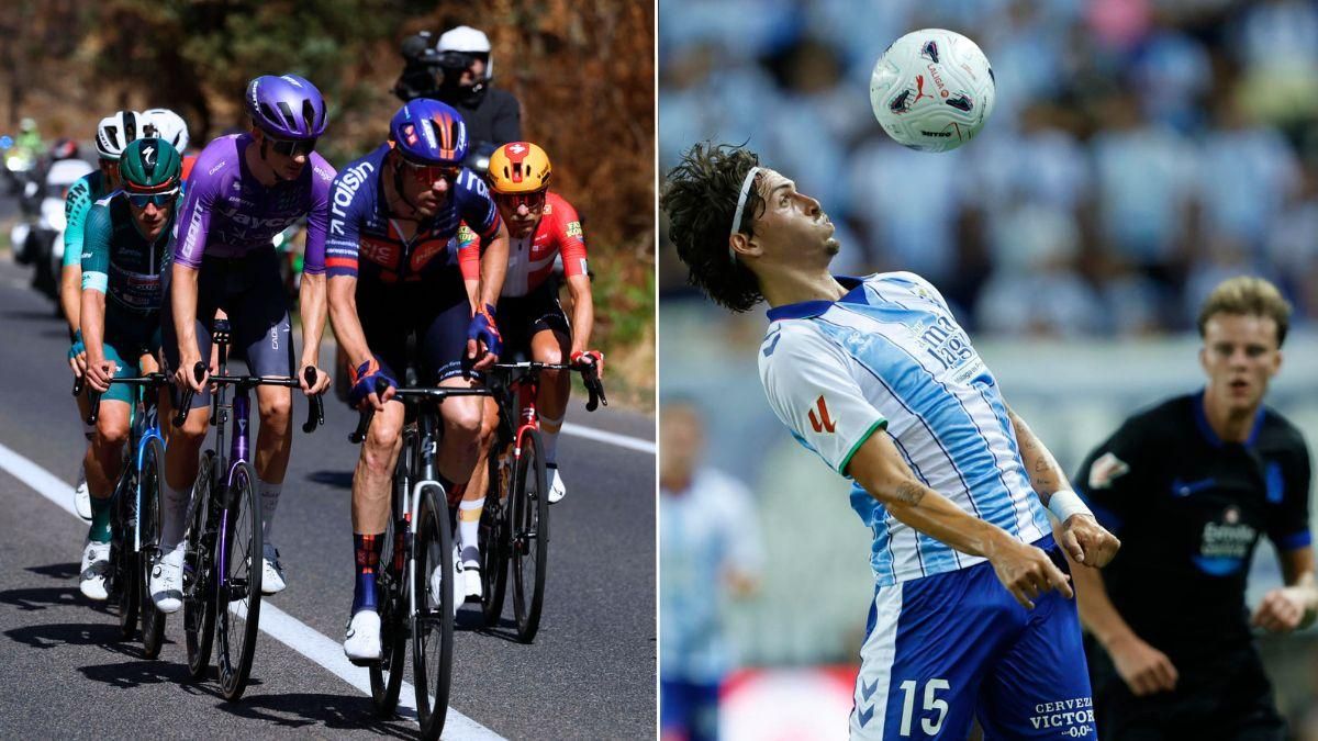 La tercera etapa de 'La vuelta' y el partido de Liga Deportivo de A Coruña - C.F. Málaga