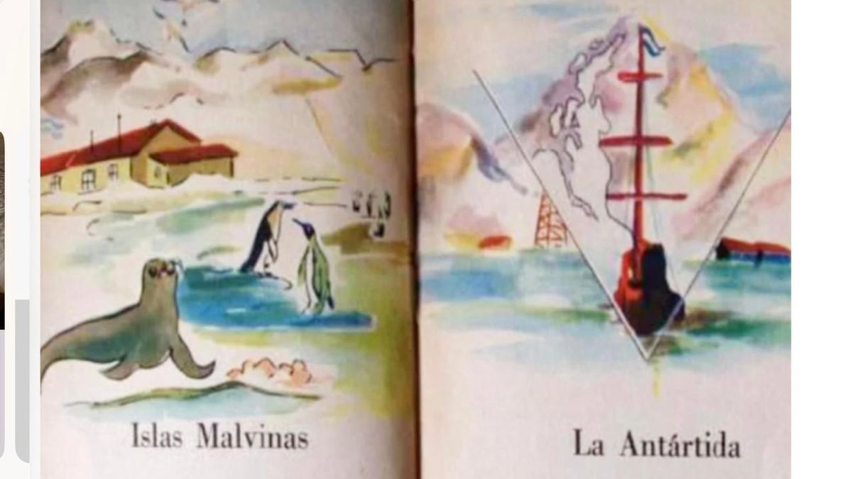 Ilustración de un libro de lectura de 1951.