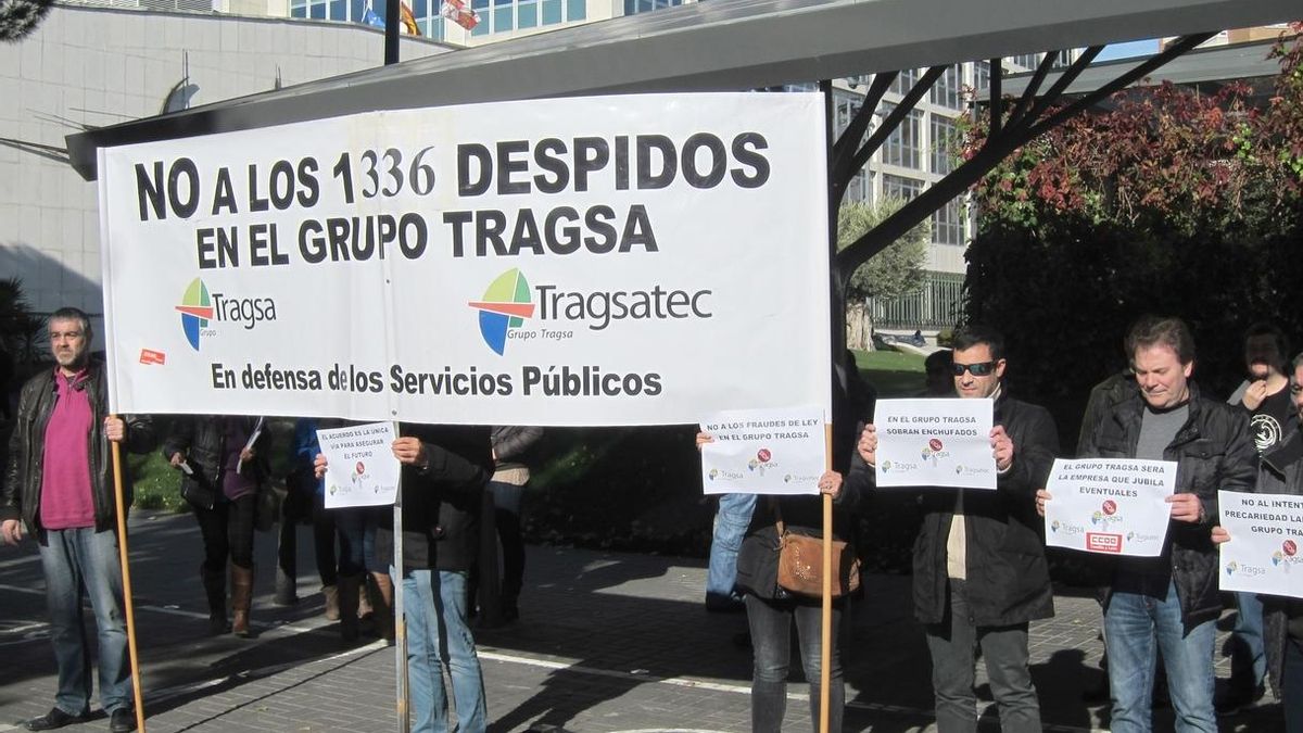 Tragsatec ejecutará 610 despidos incluidos en el ERE antes de que finalice enero, según CC.OO.