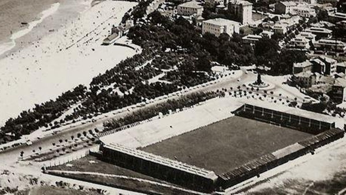Campo del Racing en los años 60.