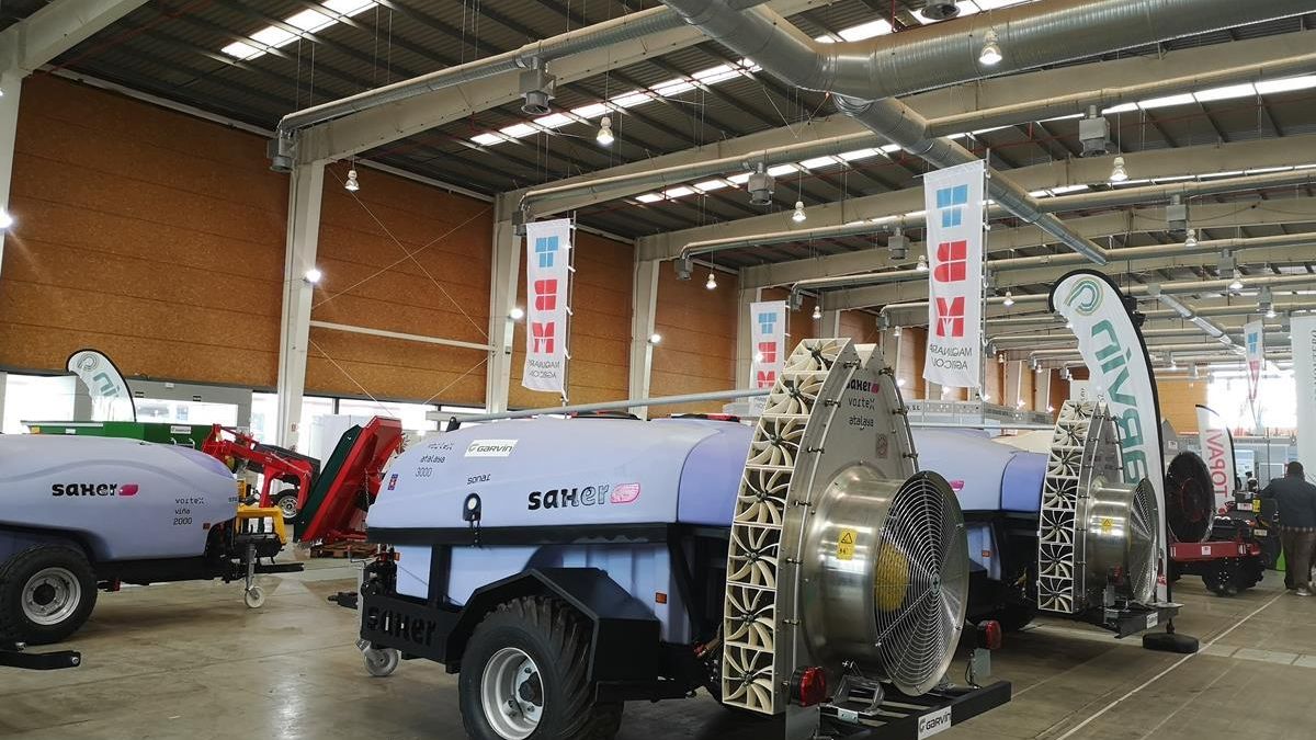 Una de las exposiciones de maquinaria en AOVE & NUTS