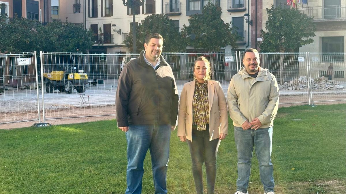 Continúa la renovación del centro de Nájera gracias a los fondos del Plan de Recuperación del Gobierno central