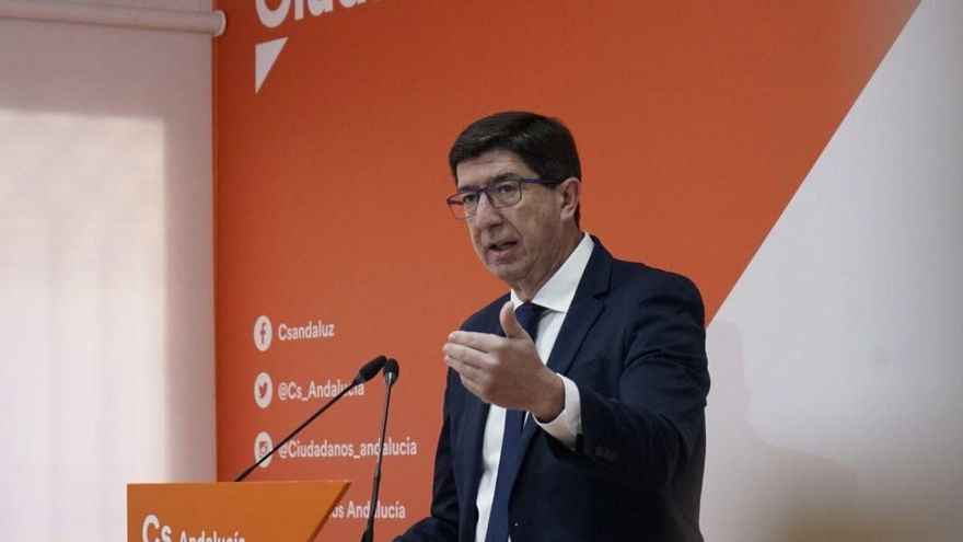 Archivo - El coordinador autonómico de Ciudadanos (Cs) y vicepresidente de la Junta de Andalucía, Juan Marín, en una foto de archivo.