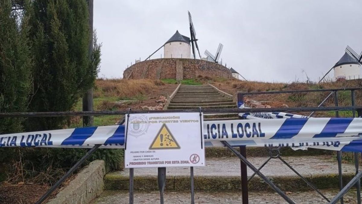 Cerrado el acceso al Cerro Calderico, en Consuegra