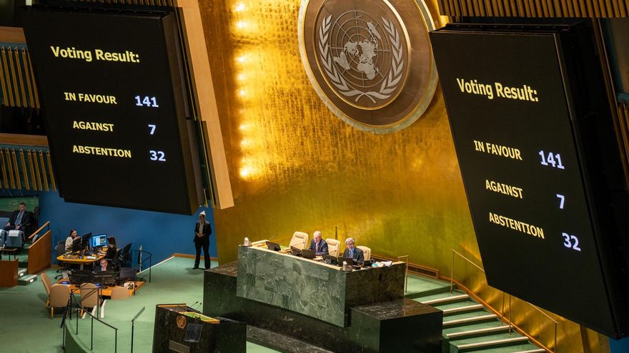 Con el voto de Argentina, la ONU le pide a Rusia el fin de la guerra en Ucrania