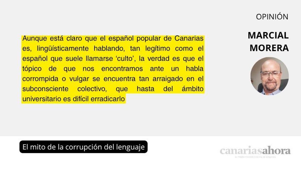 El mito de la corrupción del lenguaje