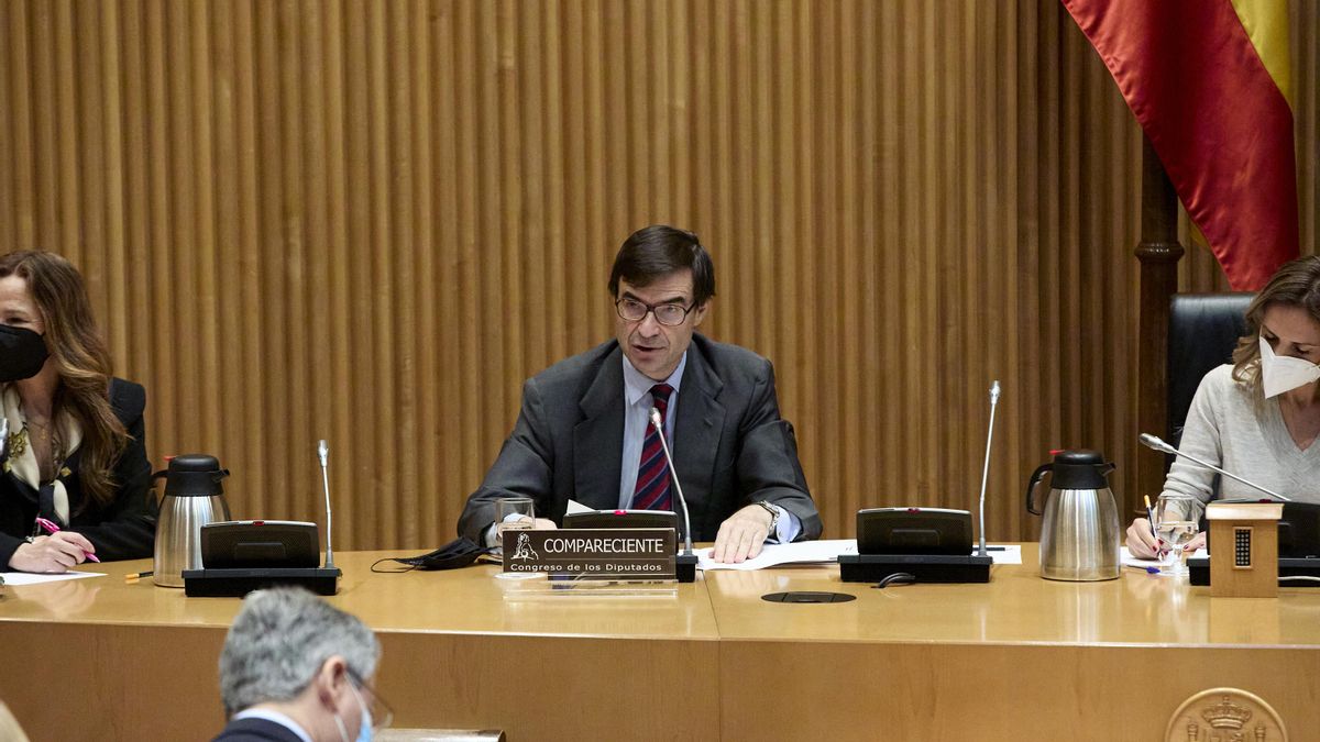 El secretario de Estado para la Unión Europea, Juan González-Barba Pera, comparece en la Comisión Mixta para la Unión Europea en el Congreso de los Diputados