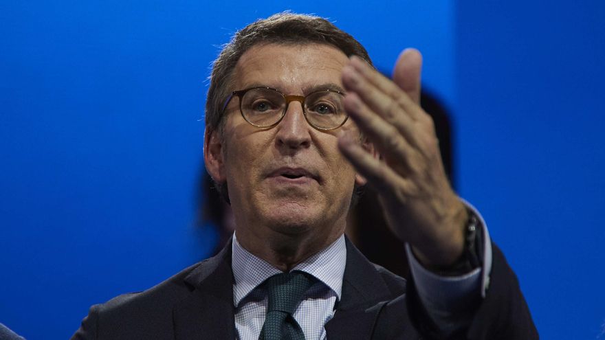 El presidente del partido del PP, Alberto Núñez Feijóo, en una imagen de archivo.