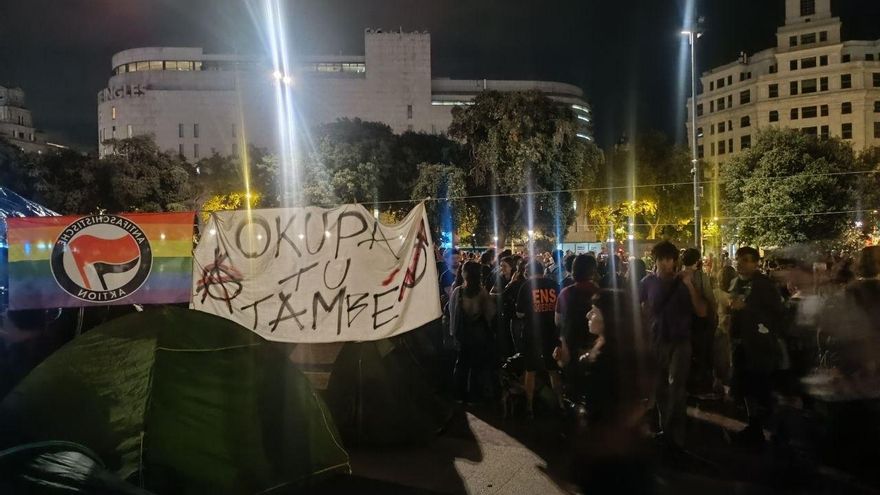 Acampada en Barcelona