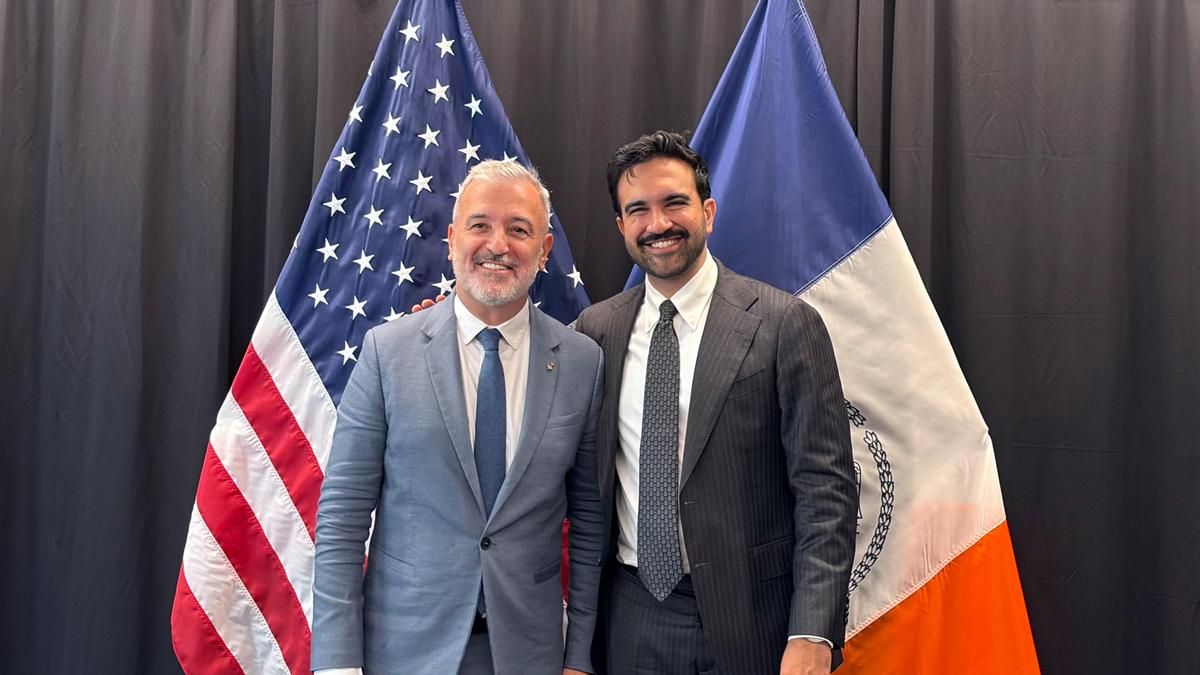 Los alcaldes Jaume Collboni y Zohran Mamdani se reúnen en Nueva York como previa a la cumbre de ciudades U20