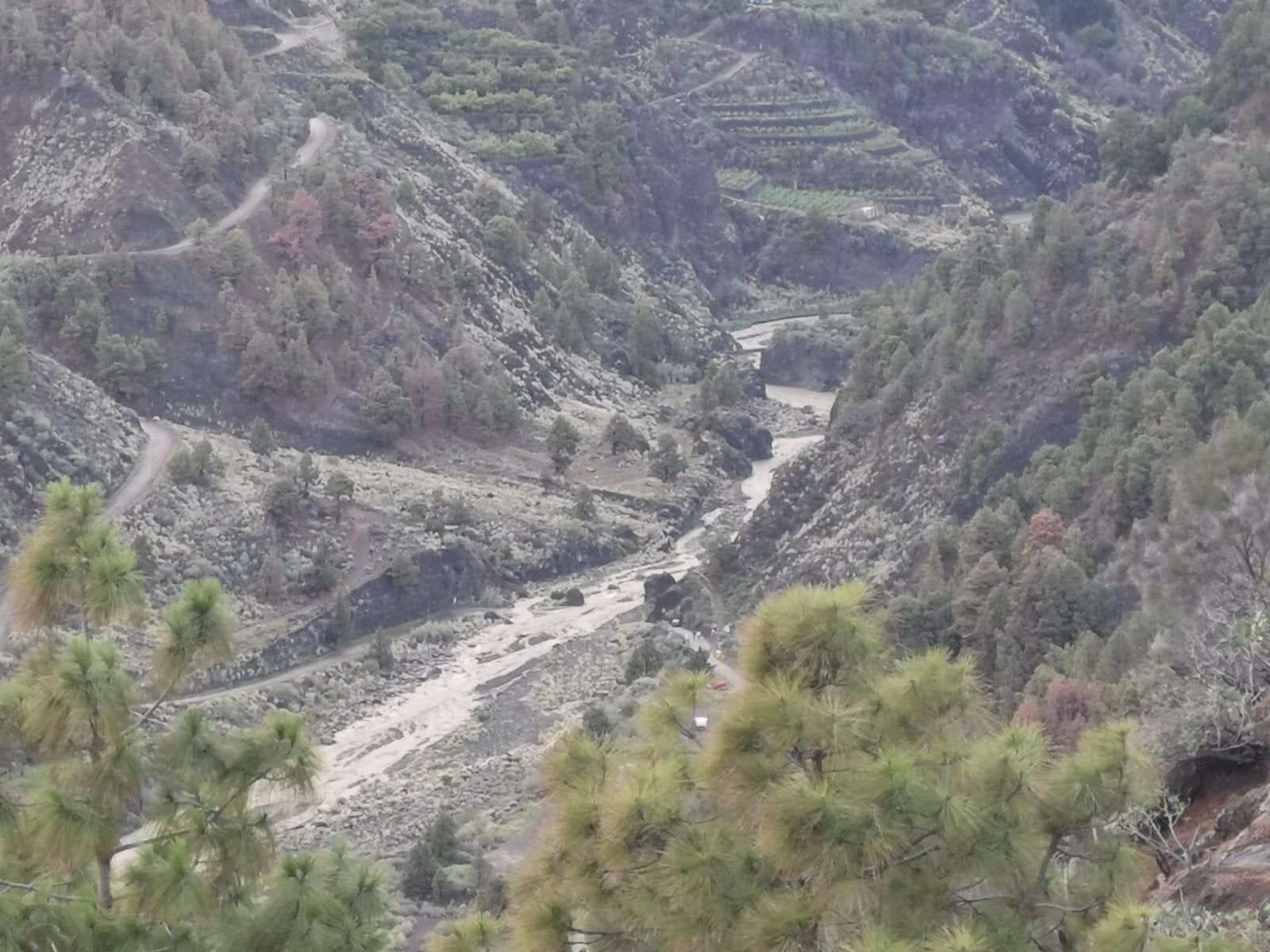 Imagen  del Barranco de Las Angustias, este viernes, 6 de noviembre.