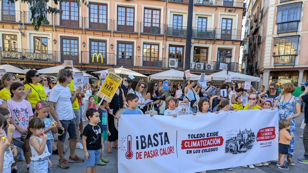 El calor no da tregua en otoño en Toledo y arrecian las protestas: