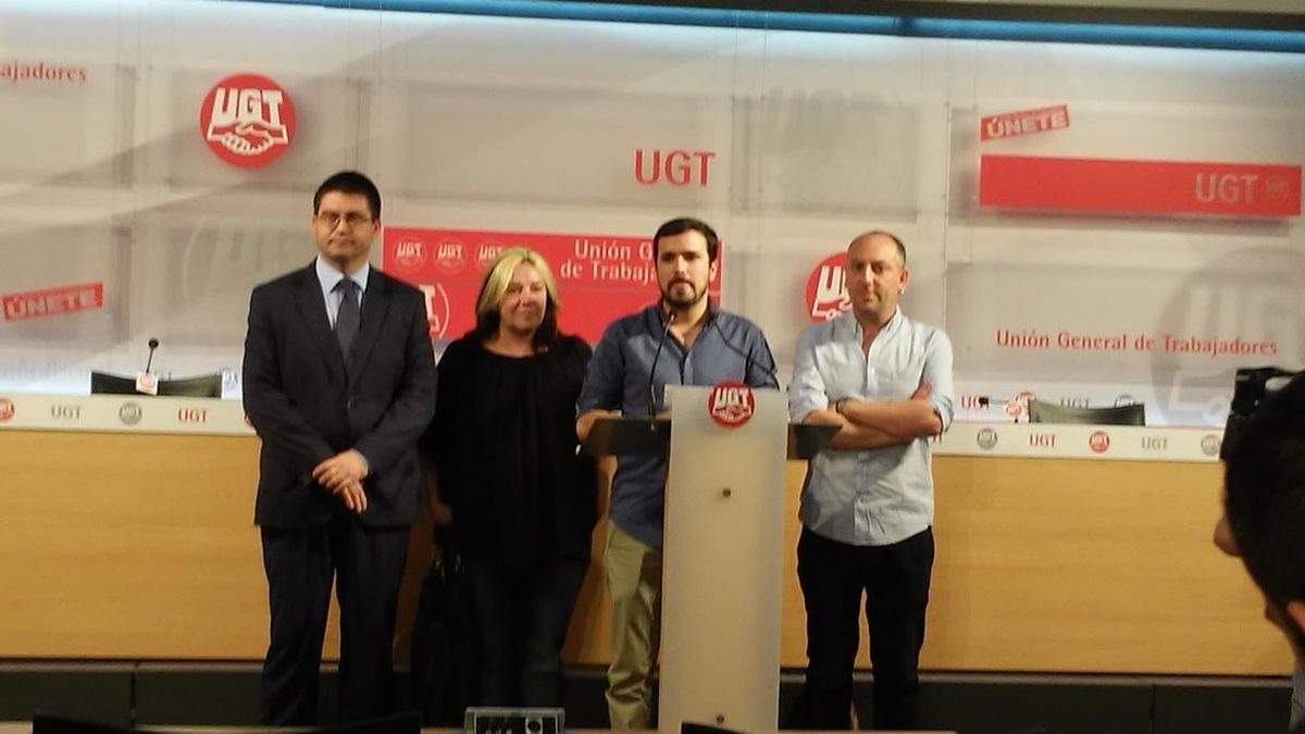 Garzón niega credibilidad a los bancos que intentan "asustar" sobre el voto a Unidos Podemos