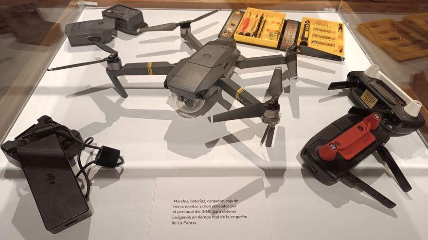 Dron utilizado por el personal del IGME