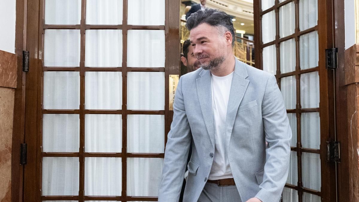 El diputado de ERC, Gabirel Rufián.