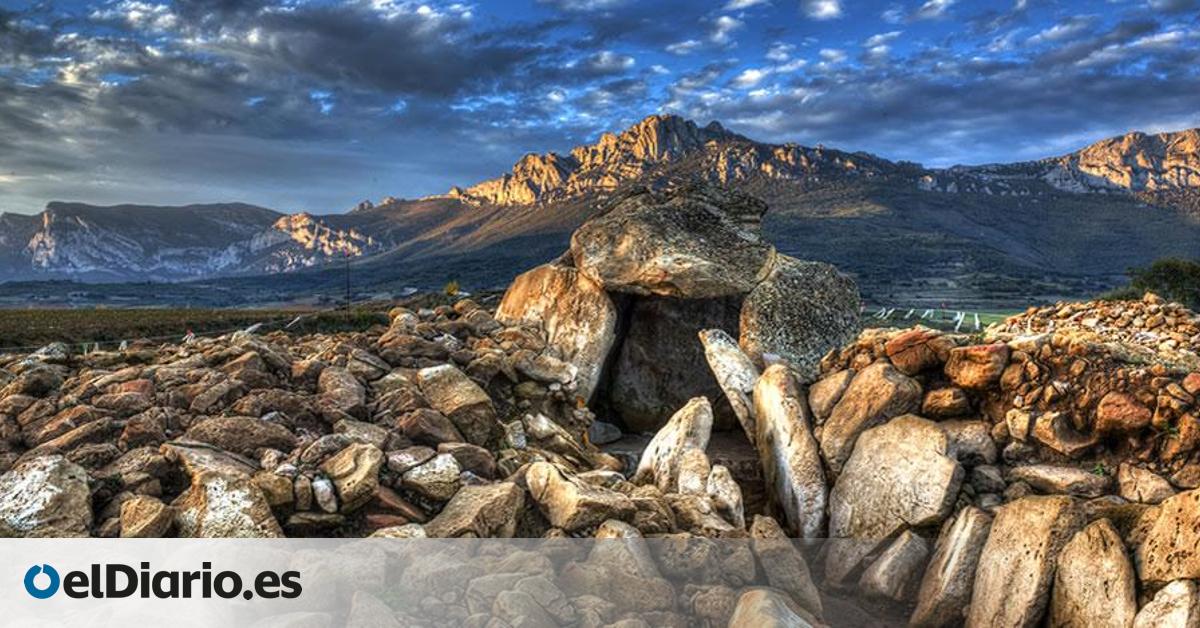 Murallas y dólmenes rodeados de campo en este pueblo de La Rioja Alavesa perfecto para visitar en invierno