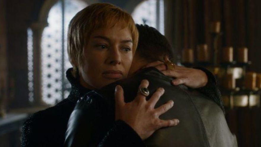 Cersei anunciando a Jaime que está embarazada