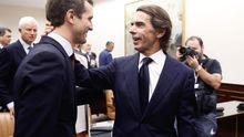 Pablo Casado y José María Aznar