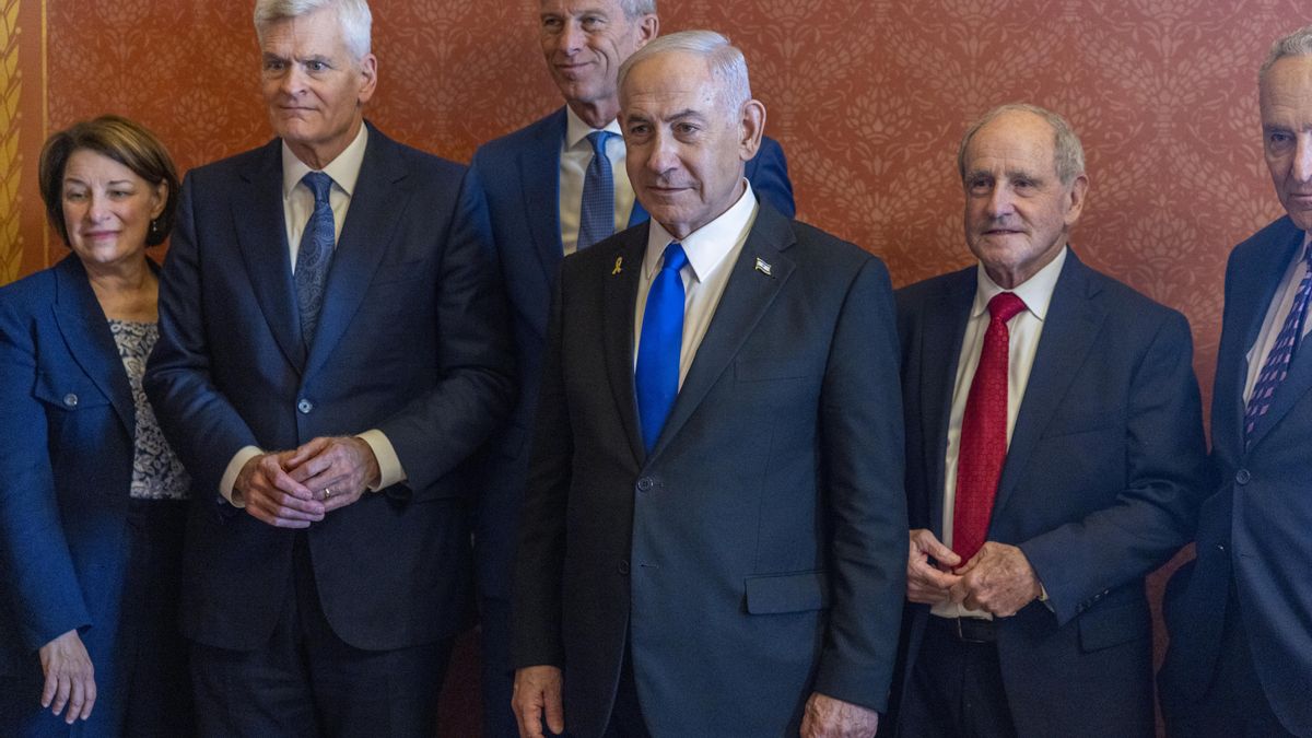 El primer ministro israelí, Benjamin Netanyahu en una visita en EEUU. EFE/EPA/SHAWN THEW