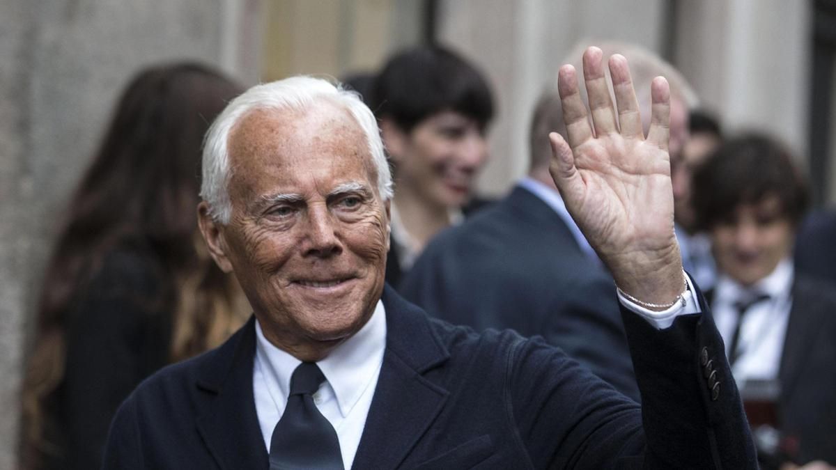 Giorgio Armani en una imagen de abril de 2015