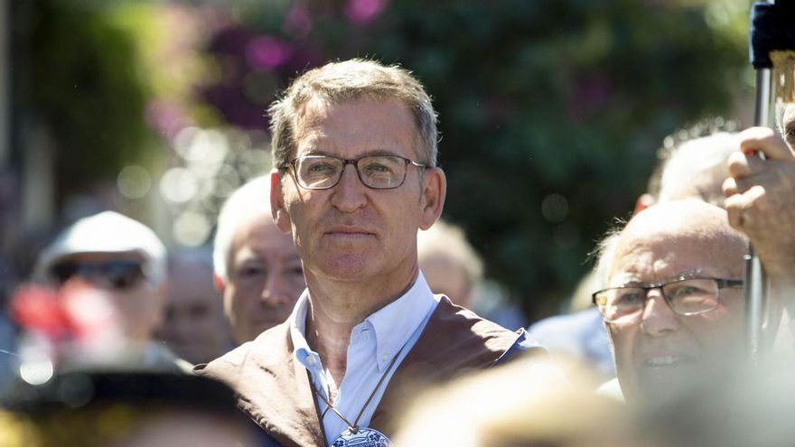 Alberto Núñez Feijóo en la LXXI Festa do Albariño celebrado en Cambados, Pontevedra.